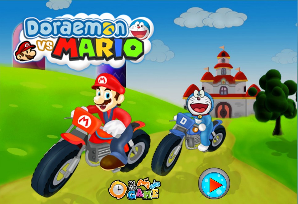Game Doremon đua Mario