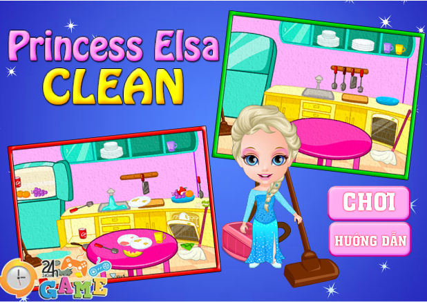 Elsa dọn nhà