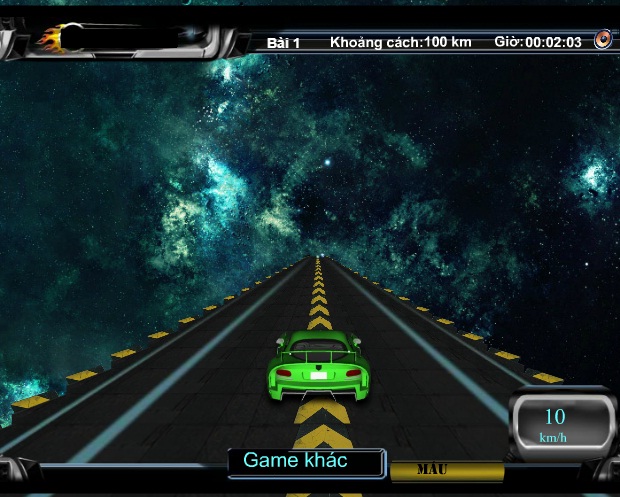 game đua xe ngoài vũ trụ