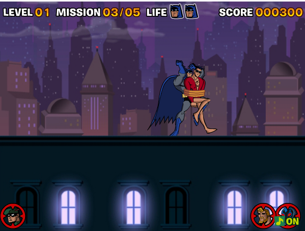 chơi game Batman giải cứu đồng đội