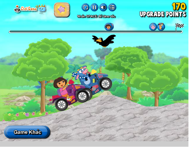 chơi game Dora lái xe