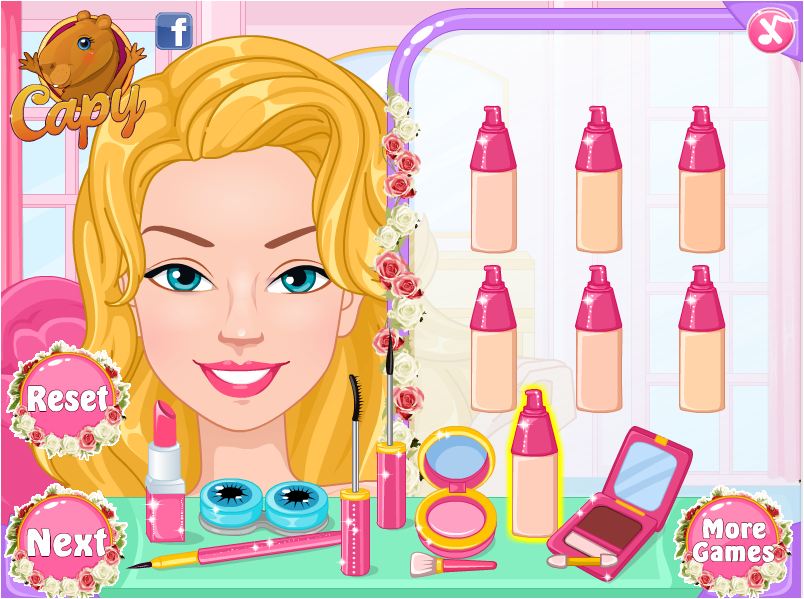 game cho Trang điểm cho Barbie