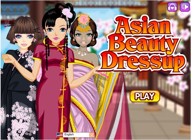 chơi game thời trang châu Á