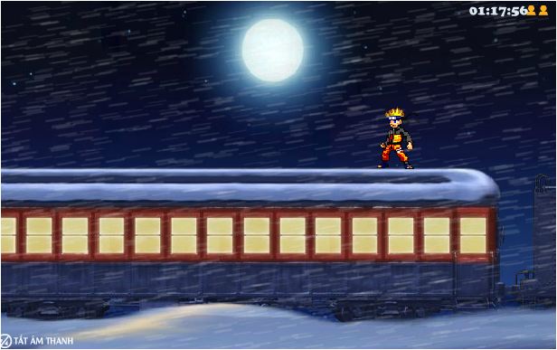 game Naruto vượt tàu hỏa